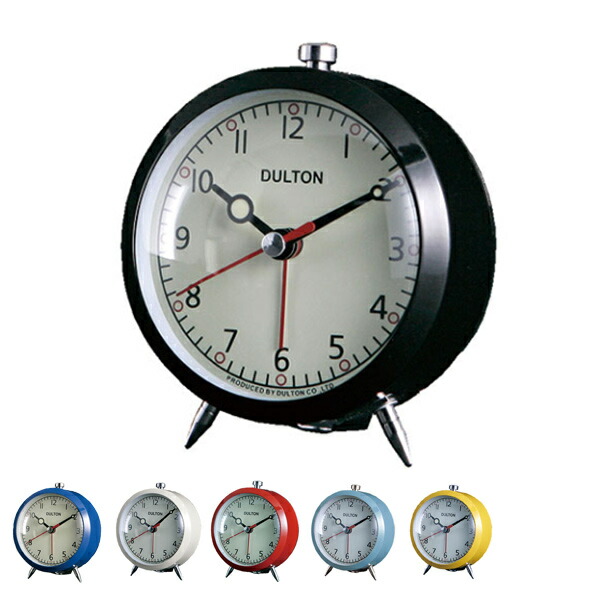楽天市場 目覚まし時計 ダルトン Dulton アラームクロック Alarm Clock アナログ 時計 置時計 インテリア 雑貨 クロック とけい おしゃれ アラーム ベル 電池式 卓上 小型 39ショップ インテリアパレット