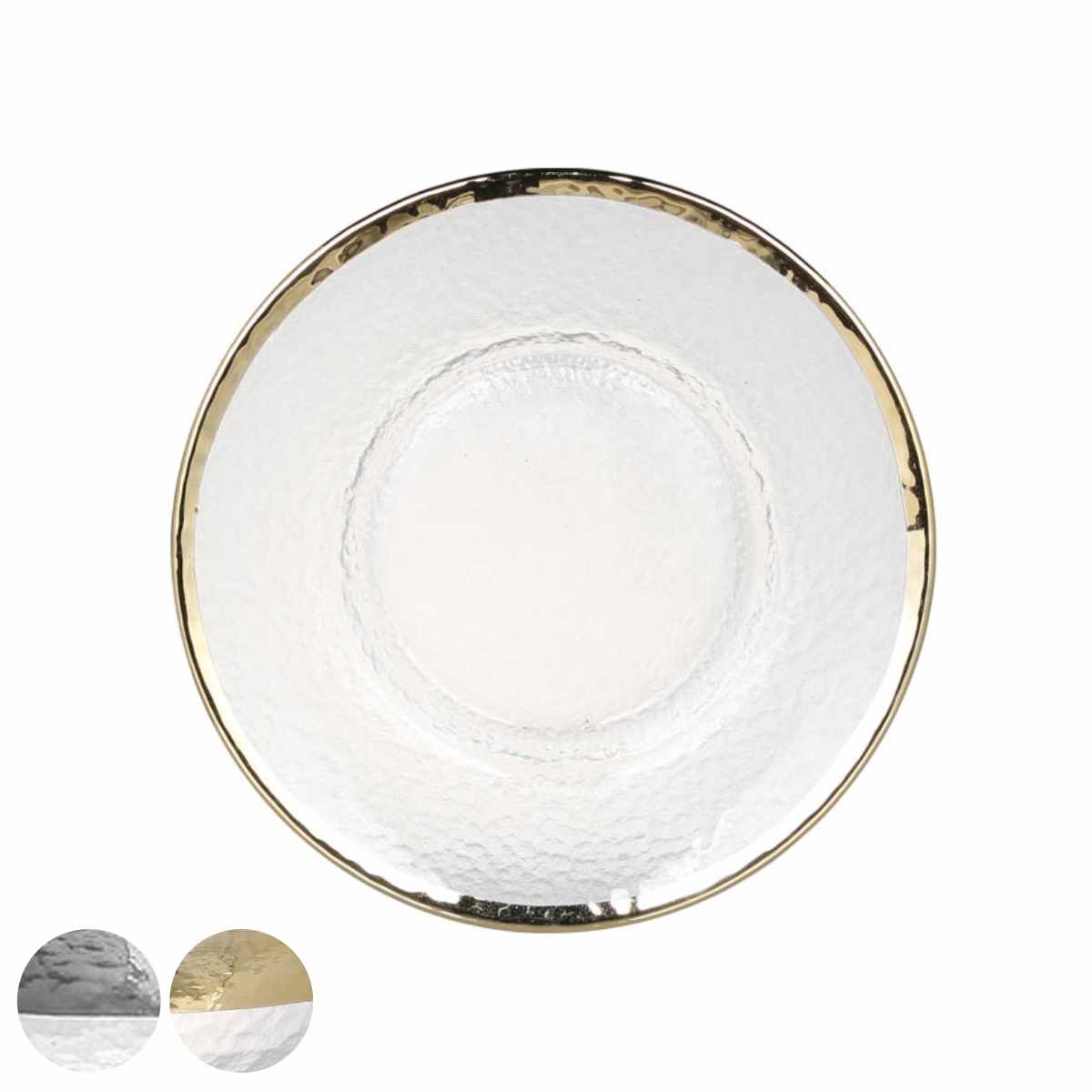 ダルトン DULTON プレート 22cm OBO オーボ 皿 食器 洋食器 ガラス製 同色4枚セット （ 中皿 サラダプレート リム皿 デザートプレート 平皿 ガラス お皿 ガラスプレート パン皿 ケーキ皿 おしゃれ カフェ風 ）【39ショップ】