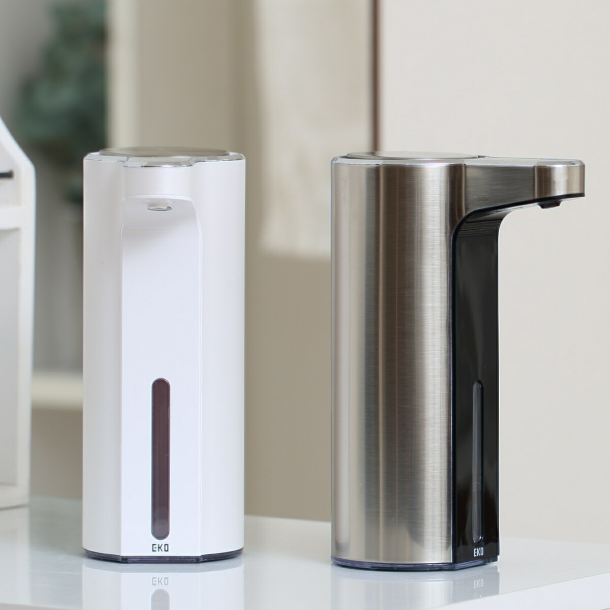 EKO ディスペンサー 250ｍｌ アロマソープディスペンサー 液体ソープ 自動 （ オートディスペンサー センサー ハンドソープ 液体 オート センサー付き 手をかざすだけ 手洗い 清潔 ハンドソープ入れ 洗剤入れ 充電式 USB ）【39ショップ】