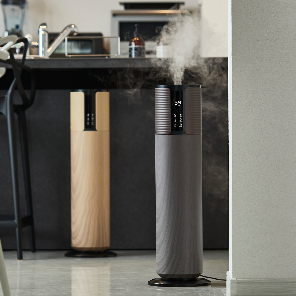 加湿器タワー型上部給水加湿器超音波式8L