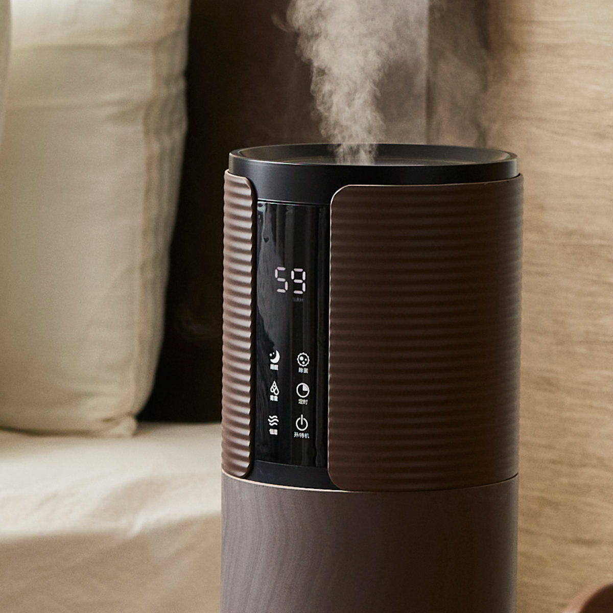 加湿器タワー型上部給水加湿器超音波式8L