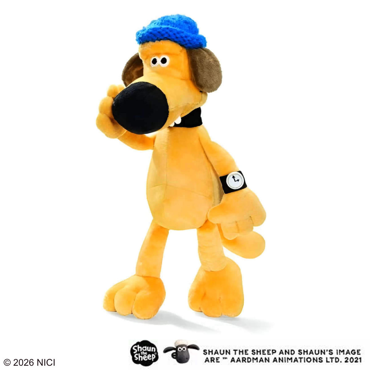 NICI ビッツァー クラシック 120cm ぬいぐるみ ひつじのショーン 犬 （ ニキ ヌイグルミ 特大 ビッグサイズ ふわふわ アニマル グッズ かわいい キャラクター 大きい もこもこ 縫いぐるみ 人形 ぬい撮り おもちゃ 玩具 プレゼント ）【39ショップ】