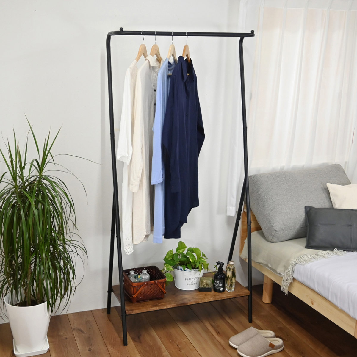 楽天市場】カートハンガー anthem アンセム キャスター付 幅57cm