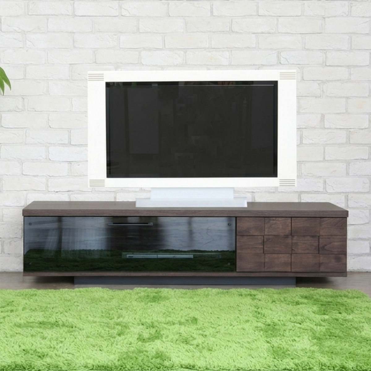 テレビ台 ローボード 幅130cm 日本製 アルダー材 引き出し 木目調 可動棚 収納 TVボード おしゃれ （ TV台 AVボード 棚 ラック フルスライドレール リビングボード 家具 フラップ扉 天然木前板 ガルト ）【39ショップ】