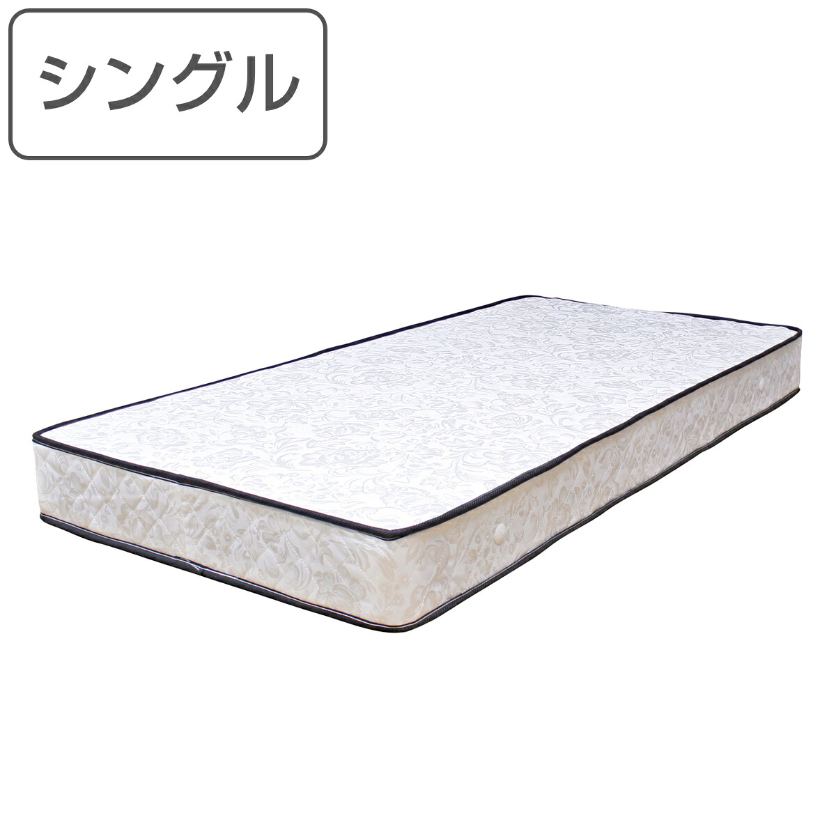 マットレス シングル ボンネルコイル （ 送料無料 シングルマットレス マット ベッド ベット ベッドマット 弾力 硬め かため ボンネルマット ボンネルマットレス 厚さ18cm マットレスのみ ） 【39ショップ】