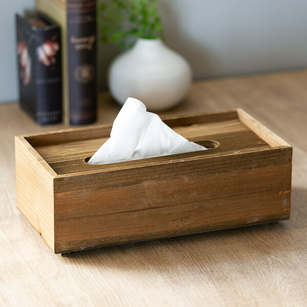 楽天市場】ティッシュケース 木製 おしゃれ （ ティッシュボックス