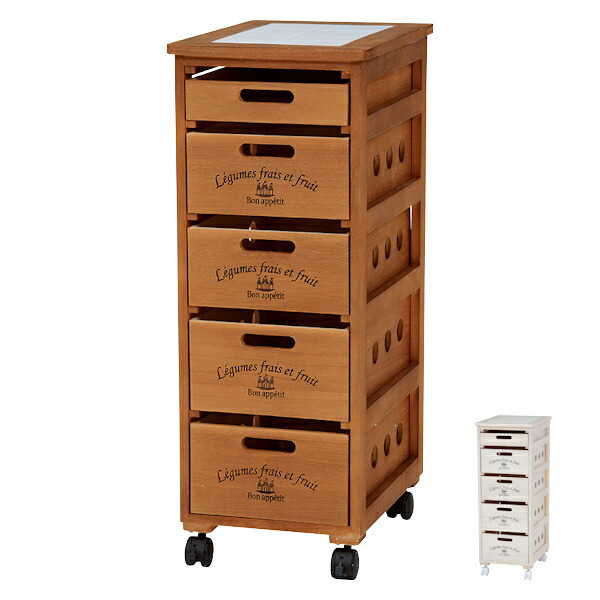 正規激安 楽天市場 収納ストッカー 5段 タイルトップ 桐製 キャスター付 幅30cm 送料無料 キッチン収納 収納ラック 収納 ワゴン ラック キッチンワゴン スリム 野菜ストッカー 木製 北欧 ナチュラル ホワイト 白 茶色 ブラウン おしゃれ 39ショップ