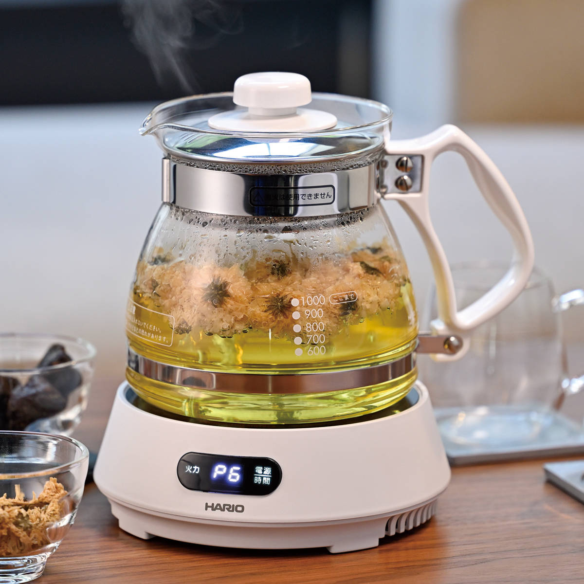 ハリオマイコン煎じ器3 HMJ3-1000 W Amazon | ハリオ マイコン煎じ器3 HMJ3-1000W 銀 | HARIO | 電気