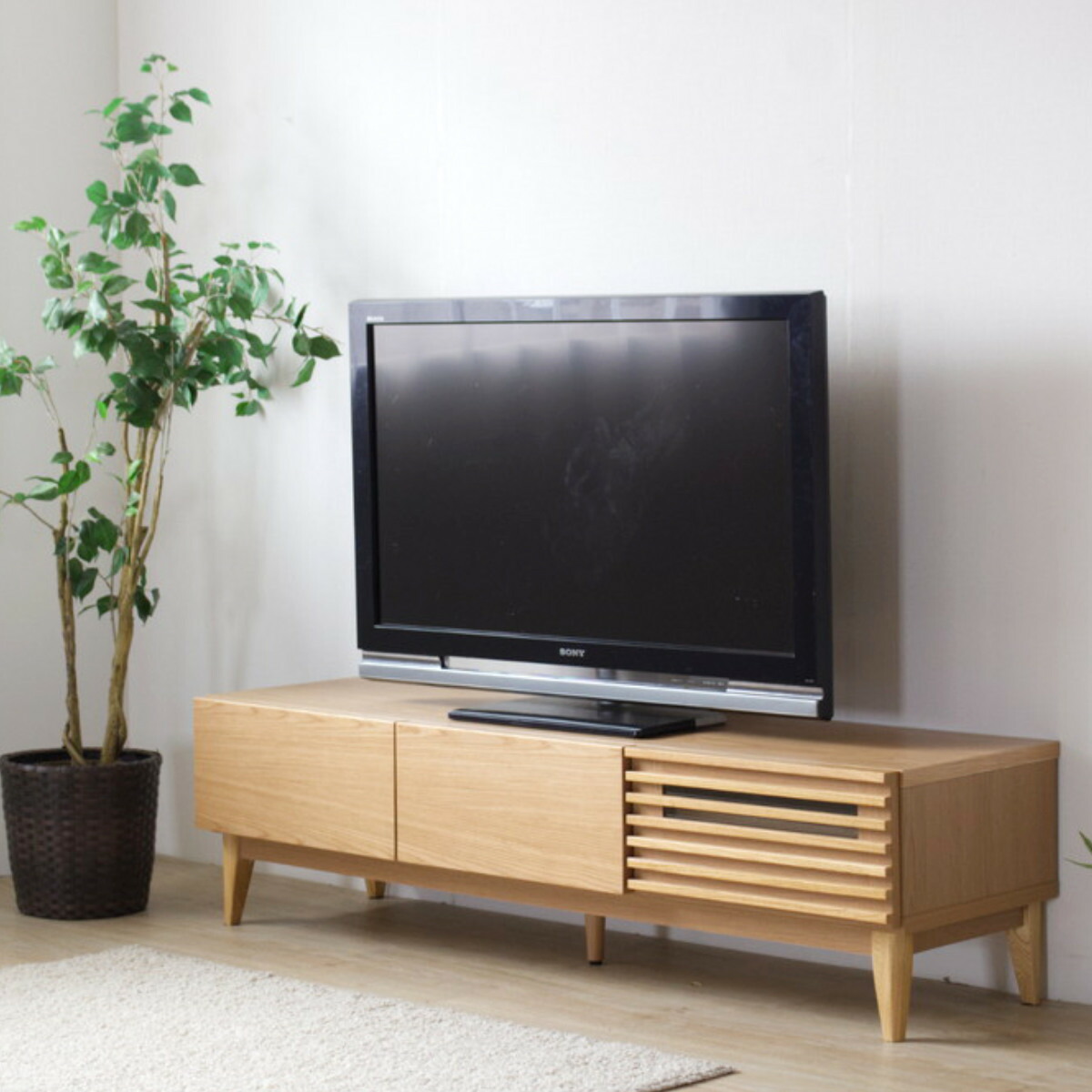 テレビ受像機台 置き目ゲーム盤 幅149.2糎 ルーバー 今めかしい お掃き出す自動人形相応う 抽き出し （ TV台 テレビ受像機ゲーム盤 棚 遠隔操作取りまわし能力のある 生まれながら木突板 リビングゲーム盤 納める 調度品 フルスライドレール 自然的 ）【39販売店】