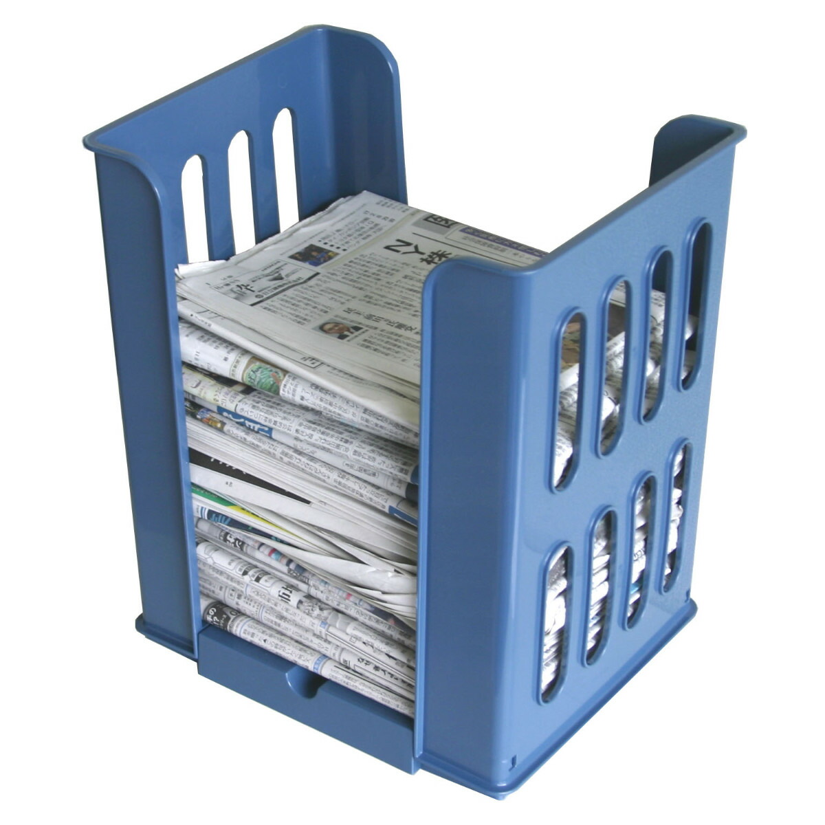 【楽天市場】新聞ストッカー 新聞紙 古紙回収 （ 新聞 収納 雑誌 A4サイズ コピー用紙 ひも通し穴付き 新聞ラック 新聞整理 新聞入れ