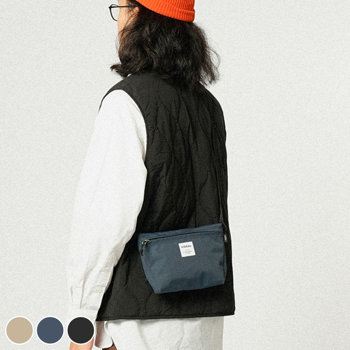 【人気色】 ショルダーバッグ hellolulu カナ CANA （ ハロルル バッグ レディース メンズ ミニショルダー クロスボディ 軽い 撥水 斜め掛け クロスバッグ ポシェット 小さめ ファスナー 内ポケット おしゃれ スタイリッシュ ）【39ショップ】