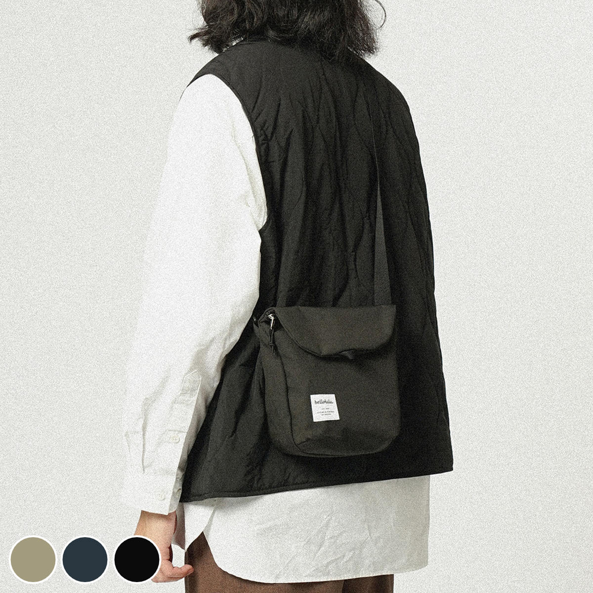 【人気色】 ショルダーバッグ hellolulu デシ DESI （ ハロルル バッグ レディース メンズ ショルダー 斜め掛け かばん 鞄 ミニ 軽い クロスボディ クロスバッグ ポシェット 軽量 ファスナー 蓋付き マグネット 撥水 内ポケット ）【39ショップ】