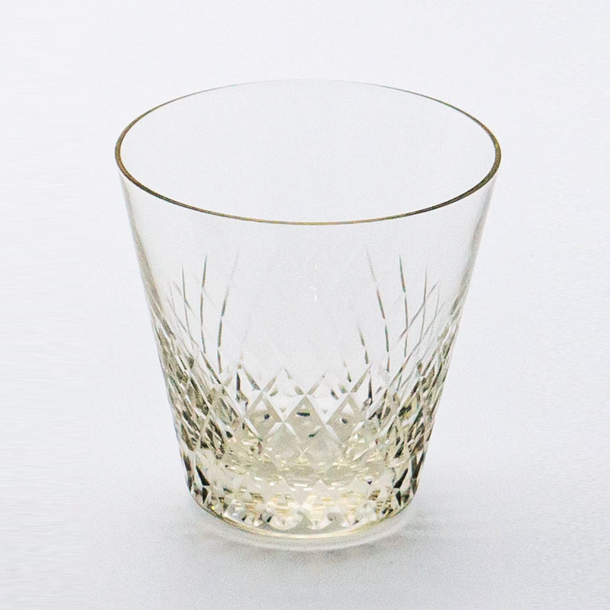 廣田硝子 グラス 150ml 綾 5オンス オールド 古代色 （ ガラス 日本製 コップ タンブラー オールドグラス ショットグラス 小ぶり ミニグラス 切子硝子 おしゃれ 和 和モダン シンプル ）【39ショップ】