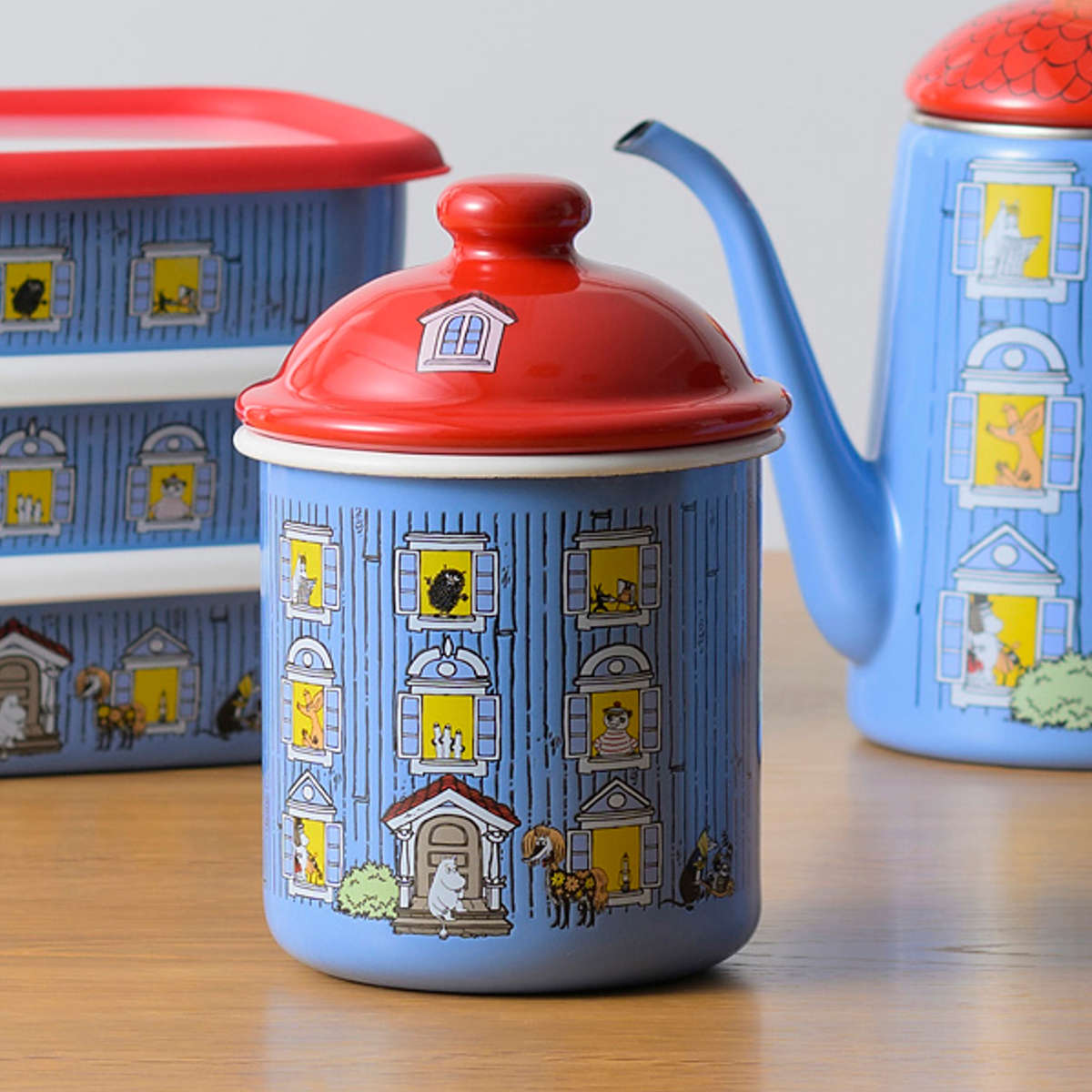 楽天市場】ムーミンハウス キャニスター 9cm | ムーミン グッズ 保存