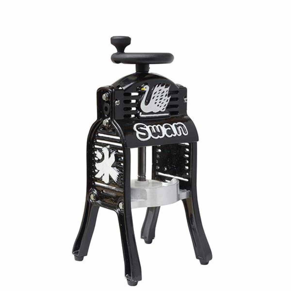 SWAN 電動かき氷機 ブラック　夏季1シーズン使用　お洒落デザイン Amazon.co.jp: かき氷機 BLACK SWAN 手動式 ブラックスワン 池永