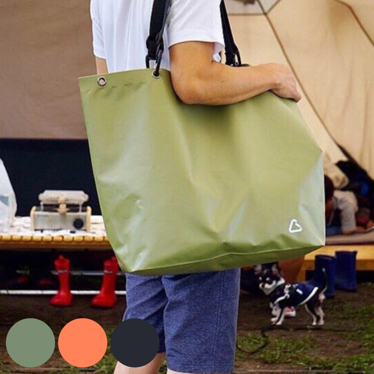 レジャーバッグ 30L キャンプトート ( 送料無料 防水バッグ トートバッグ 防水 バッグ カバン アウトドア キャンプ ショルダーバッグ トート 手提げ 鞄 かばん アウトドア用品 レジャー おしゃれ )