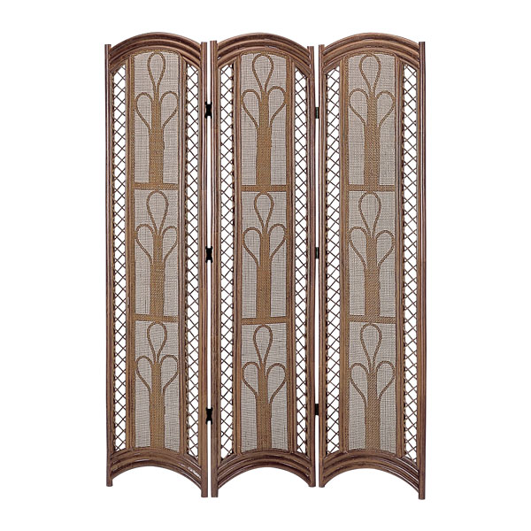 楽天市場】ラタンスクリーン 4連 ハイタイプ 衝立 籐家具 高さ175cm