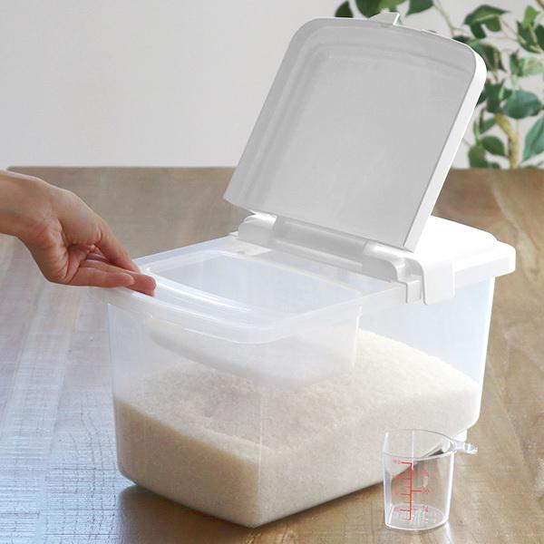 米びつ5キロ蓋式と5キロスライド式 米びつ 5kg用 キャスター付き スライド米びつ （ 米櫃 こめびつ