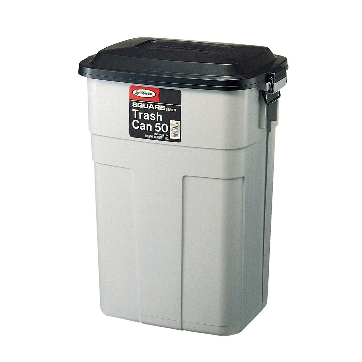 ゴミ箱 50L トラッシュカン 大容量 （ ごみ箱 50リットル 大きい ふた付き 屋外 ダウンロック式 ポリプロピレン 日本製 業務用 カラス 猫 対策 ダストボックス ）【39ショップ】