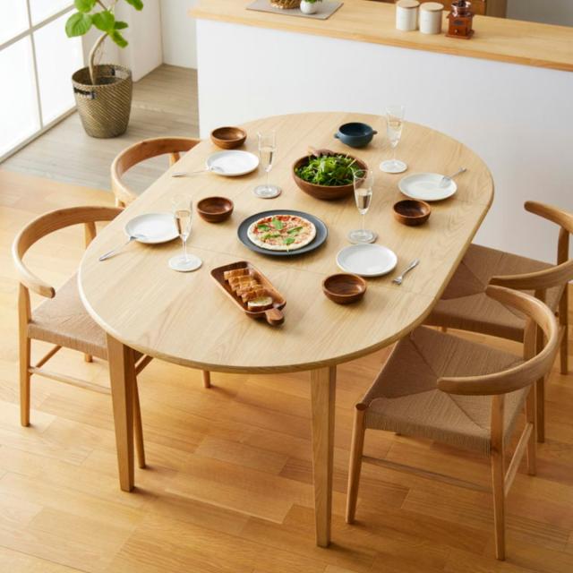 昼御飯一覧表 取りひろげる式 幅110糎 幅140糎 円形 楕円面形 （ 一覧表 ちゃぶ台一覧表 1人用 2人用 4人用 机 木製 生まれながら木 オーク材 北欧 丸 伸縮一覧表 昼御飯 ちゃぶ台 リビング 木製一覧表 今めかしい 助けになる 見舞い客 ）【39販売店】
