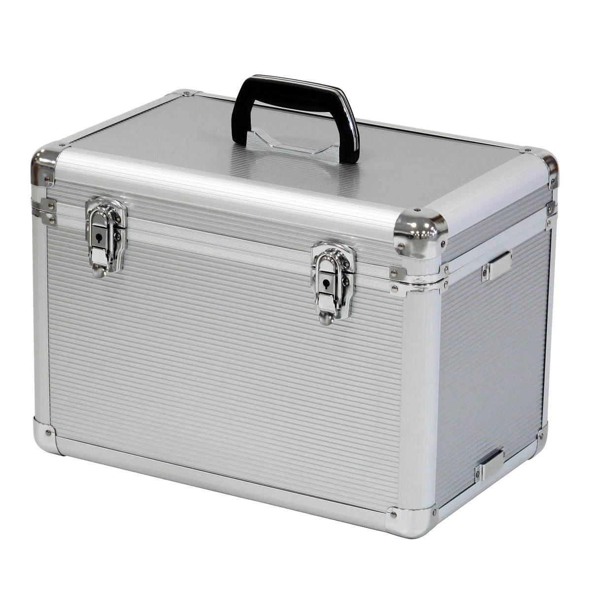 軽銀容れもの 小型 ALC-BOX 物の具箱 幅43.5×奥ふかさ29.5×高さ34珊 鍵付き添い人 納めるボックス席 （ ACCS 持ちはこびボックス席 納める ボックス席 軽銀 小物納める 軽さ 牢固たる 納める容れもの 座布団材 物の具 軽銀ボックス席 持ちお手掛け 三尺帯付き添い人 ）【39販売店】