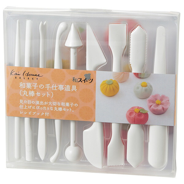 【楽天市場】細工棒 和菓子 丸棒セット 9種 日本製 （ 道具 練りきり 和菓子道具 細工 棒 製菓道具 ）【39ショップ】：インテリアパレット