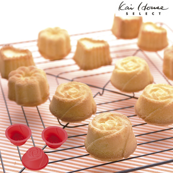 楽天市場 ケーキ型 抜き型 プチフール型 ローズ セット シリコーン製 抜型 焼型 チョコ型 カップケーキ型 製菓グッズ 焼き型 製菓道具 お菓子作り 型抜き シリコン カップ シリコンカップ シリコン型 39ショップ インテリアパレット