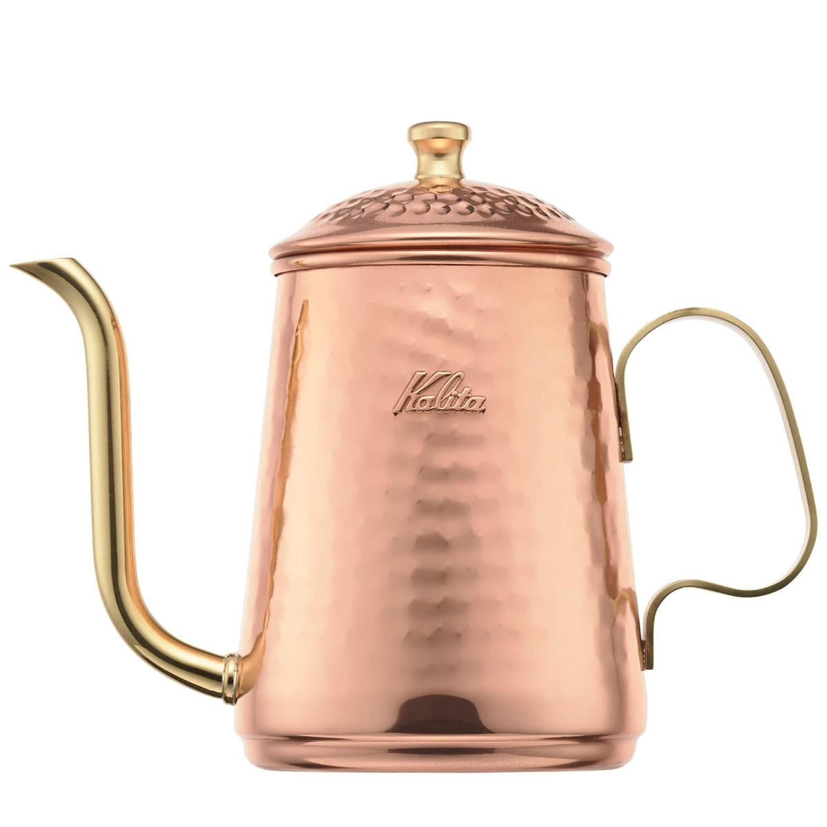 Kalita カリタ 珈琲湯わかし 600ml 赤金 湯わかし 600 （ 銅製 日本製 珈琲 コーヒーポット ドリップ湯わかし 細口 今めかしい 分かりやすい コーヒー 設備 ）【39販売店】