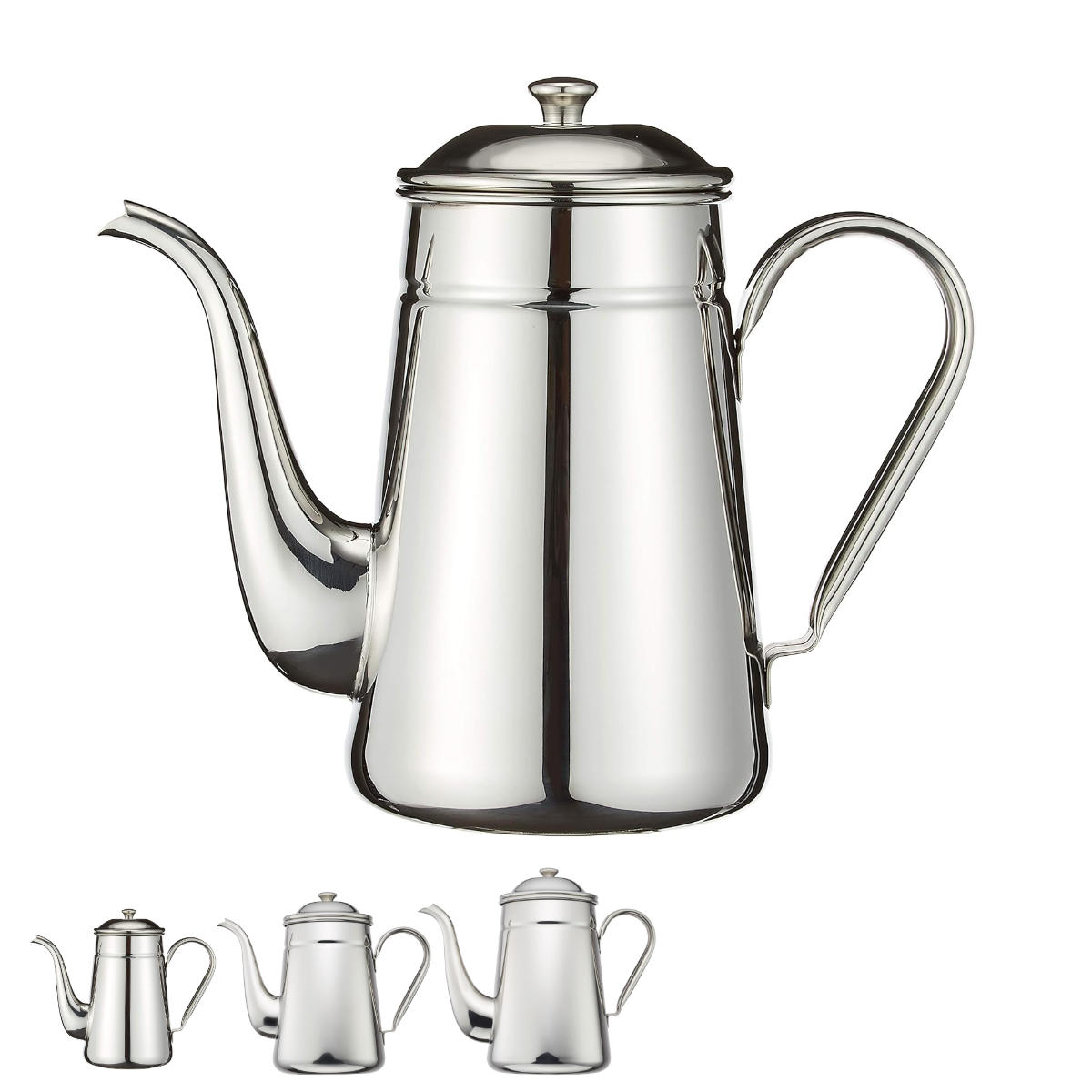Kalita カリタ 珈琲湯わかし 1.6L 2.2L 3L ステンレス鋼 ポット （ 日本製 屁っ放り火専用 直火 今めかしい 分かりやすい 湯わかし ドリップ湯わかし コーヒーポット コーヒー 設備 ）【39販売店】