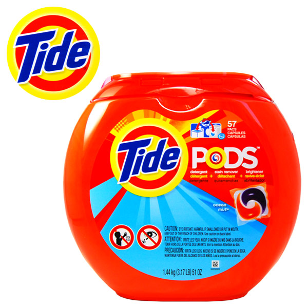 【楽天市場】 在庫限り・入荷なし 洗濯洗剤 タイド ポッズ（Tide PODS） オーシャンミスト 57回分 海風の香り （ 濃縮洗剤