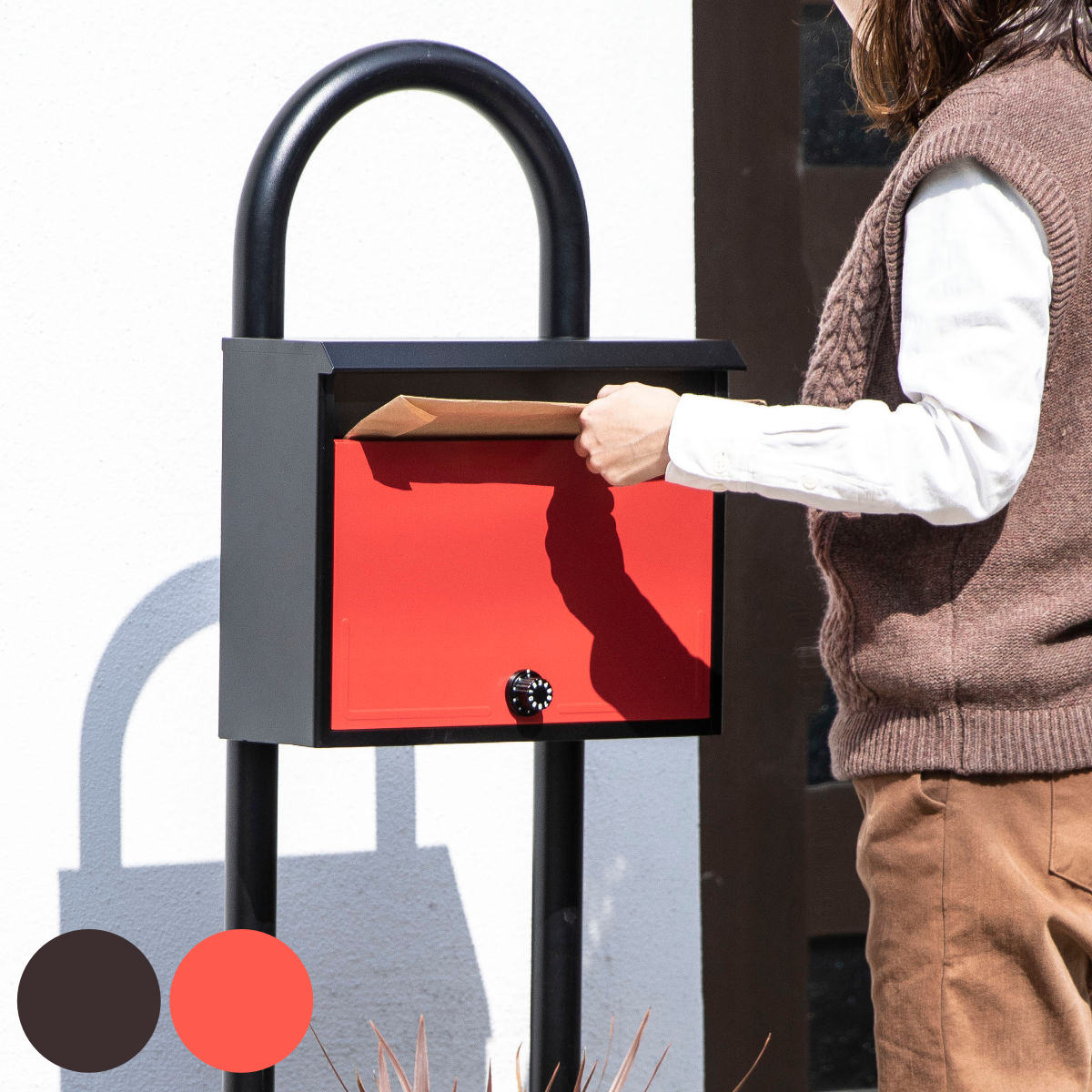 楽天市場】郵便ポスト ポスト取付金具S型 （ ポスト 郵便受け