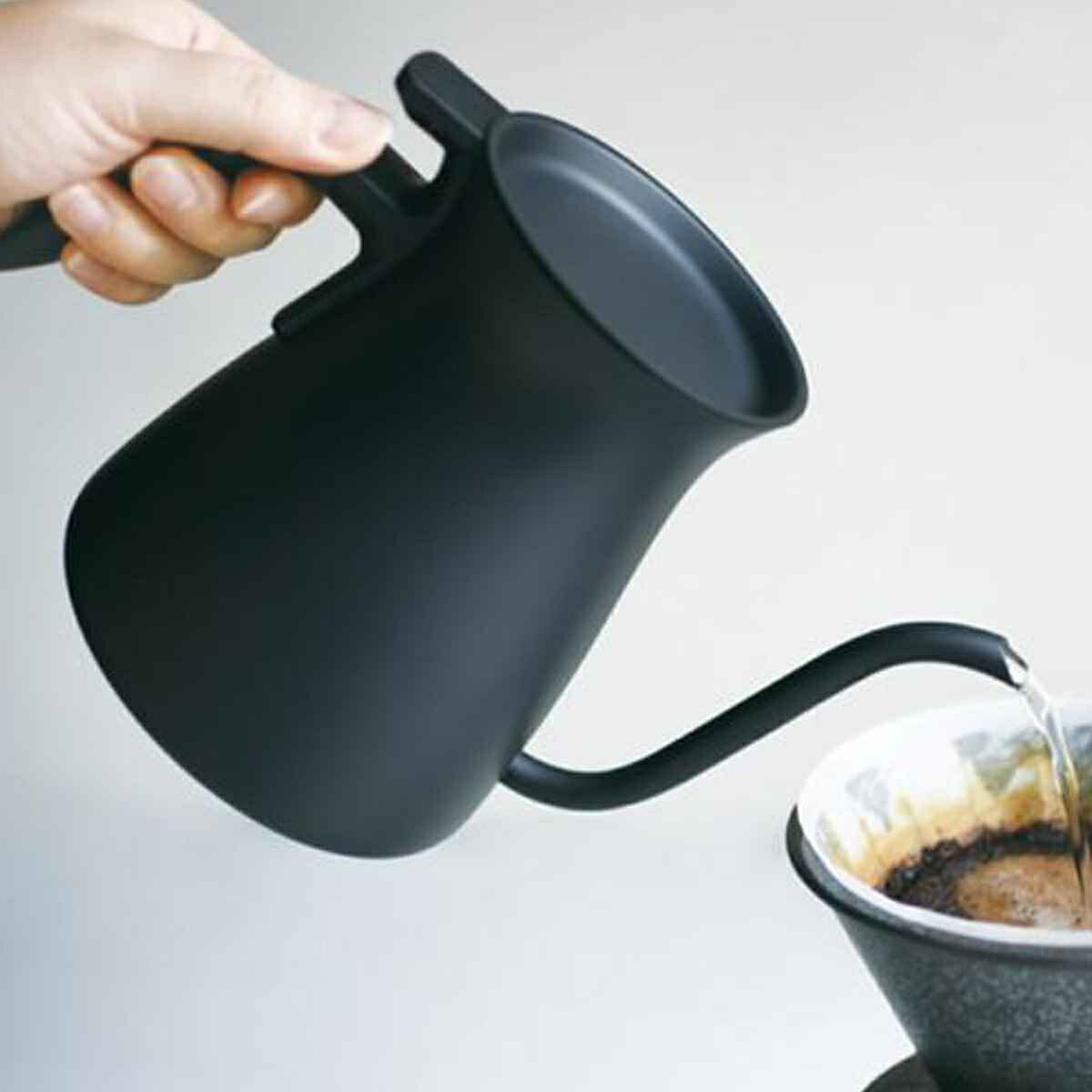 KINTO キントゥー POUR OVER KETTLE プアオーバーケトル 900ml 黒いこと （ 湯わかし ステンレス鋼 直火相応う 食洗機相応う ステンレス鋼湯わかし ドリップ湯わかし コーヒーポット ヤカン 細口 ドリップポット 御手々ドリップ 今めかしい ）【39販売店】
