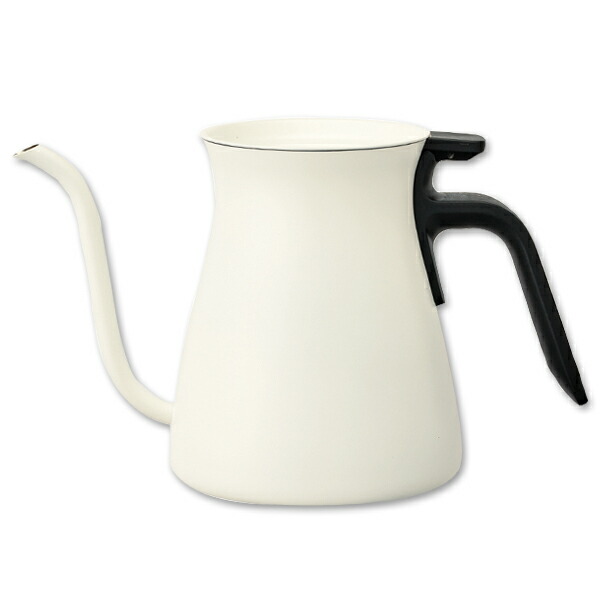 キントー Kinto ケトル ホワイト Pour Over コーヒーポット コーヒーケトル Kettle プアオーバーケトル ヤカン ステンレス鋼 900ml 送料無料 ステンレスケトル ドリップケトル コーヒーケトル ステンレス 食洗機対応 直火対応 ヤカン 細口 ドリップポット コーヒー