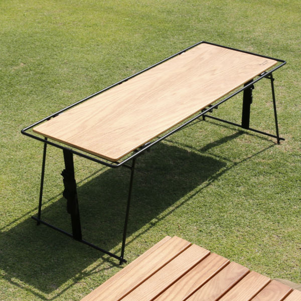 収納量に合わせて増設もできるキャンプ棚 おしゃれ アウトドア クランク ラック 送料無料 送料無料 収納棚 スタッキング 幅90 奥行36 高さ32 5cm レジャーテーブル 収納棚 折りたたみ ウッド アウトドアテーブル アウトドアラック アイアンラック 物置き おしゃれ