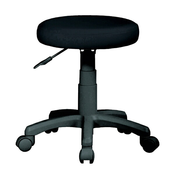 リモートワーク キャスター 高さ調整 回転 オフィス 椅子 チェア 黒 ブラック 楽天市場】スツール 高さ42〜52cm ブラック キャスター付き 椅子