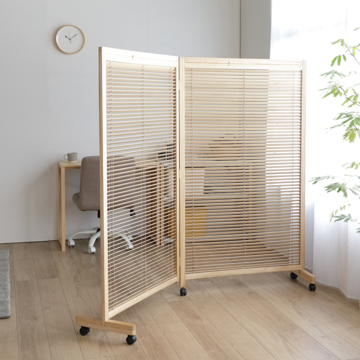 スクリーン パーテーション おしゃれ 衝立 ナチュラル 3連 東谷 スクリーン パーテーション 3連 衝立 天然木 ナチュラル