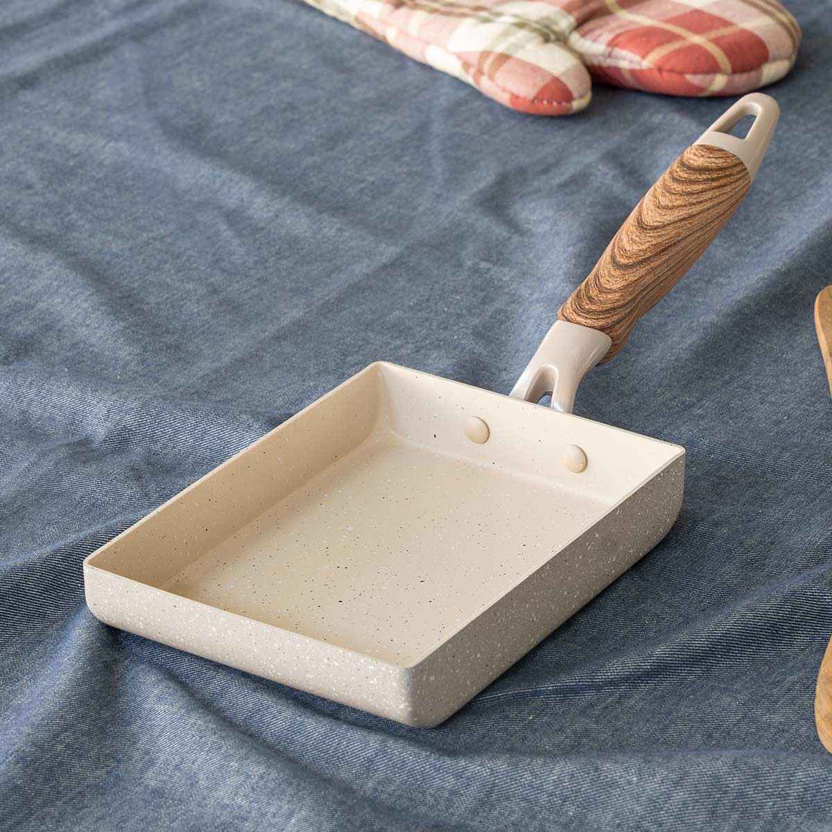 【楽天市場】玉子焼き器 13×18cm IH対応 ナチュルストーン （ ガス火対応 卵焼き器 玉子焼きフライパン エッグパン 卵焼き 玉子焼き