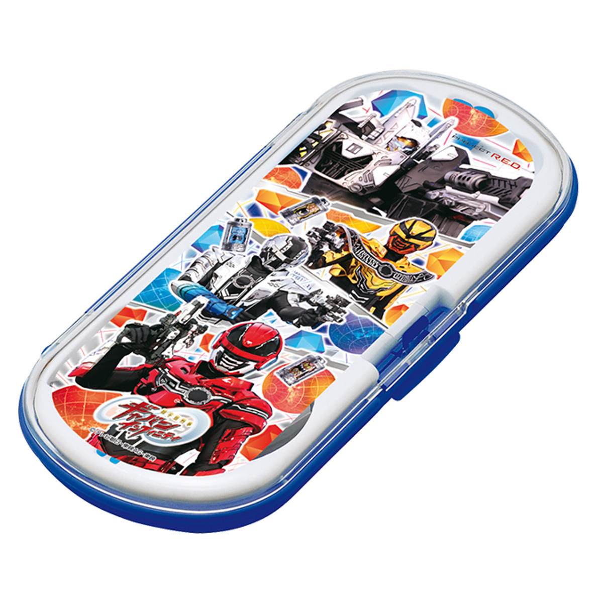 超宇宙刑事ギャバン トリオセット ステンレス製SF （ ギャバンインフィニティ 食洗機対応 お箸 カトラリー 子供 超ギャバン 食洗機OK カトラリーセット お弁当 弁当 幼稚園 保育園 給食 キッズ ）【39ショップ】画像