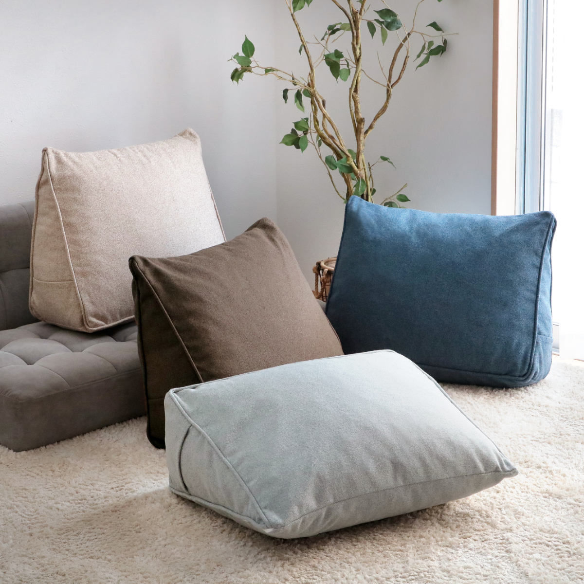 楽天市場】クッション 大きい 柔らかい ふかふか 三角クッション 寝