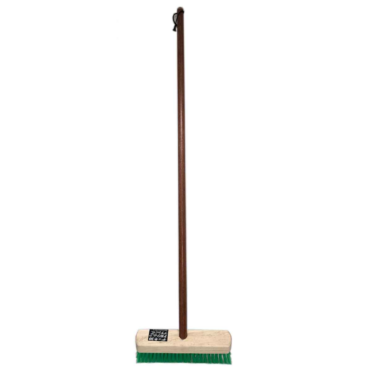 デッキブラシ 木柄 長さ127cm 10本セット （ 床ブラシ 10本 ベランダ 長柄 床磨き ベランダ掃除 玄関 玄関タイル 玄関掃除 タイル お風呂掃除 ガレージ 清掃グッズ 清掃道具 清掃用品 そうじグッズ ）【39ショップ】
