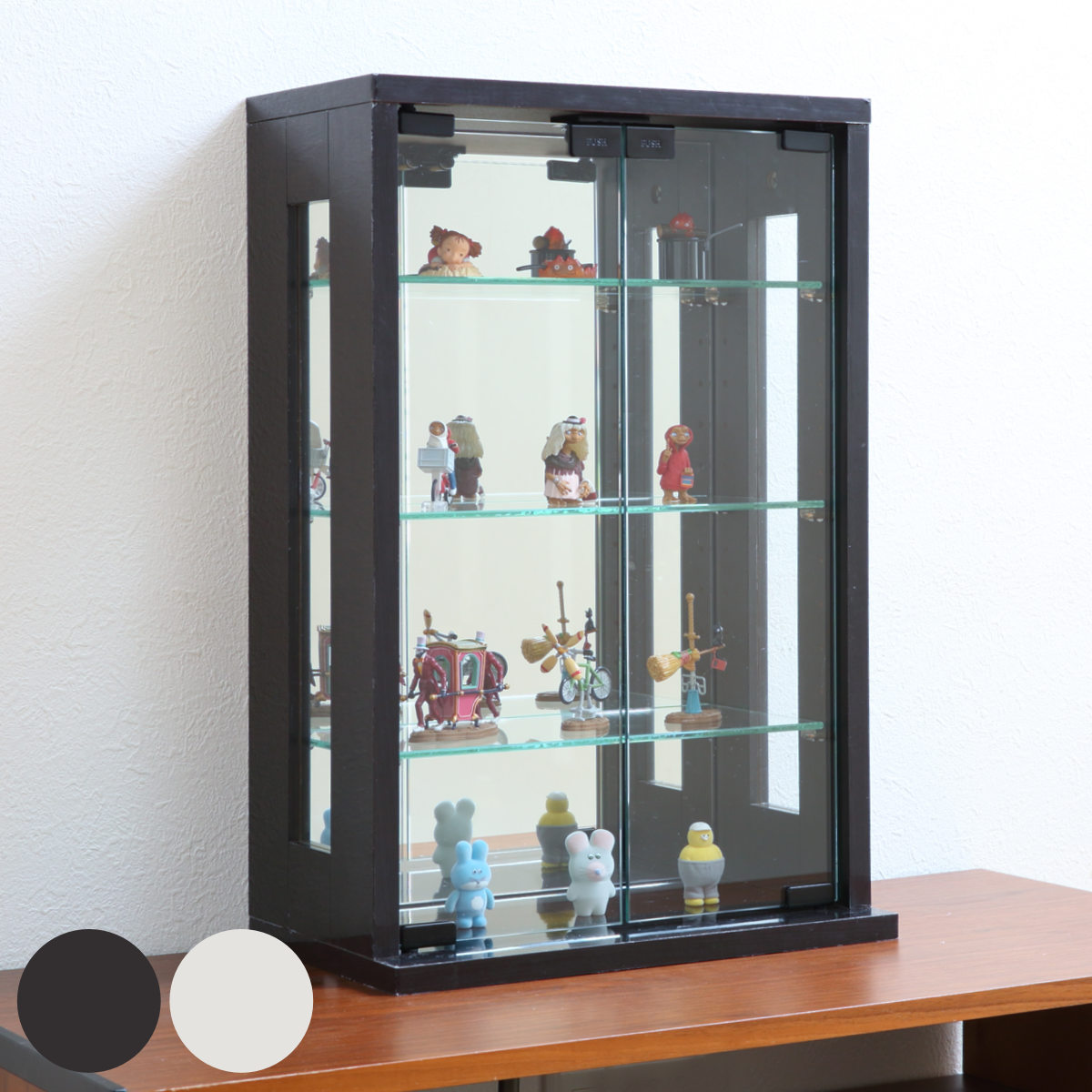 イタリア製　キュリオケース　飾り棚 楽天市場】40卓上 コレクションケース/縦型タイプ コレクションボード