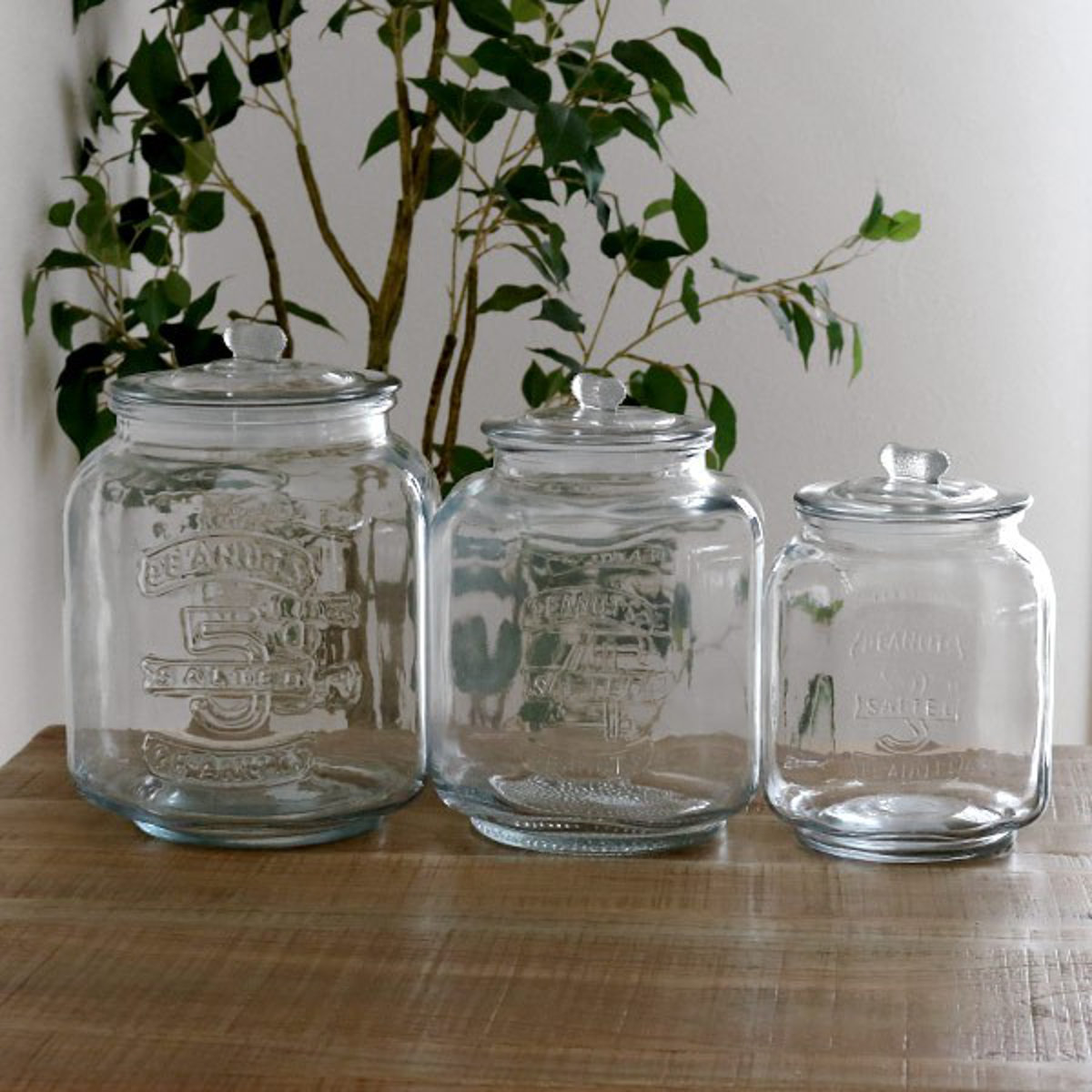 楽天市場】ガラス ジャー 4リットル 【 ガラス製保存容器