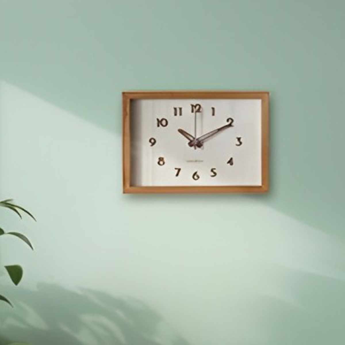 カトモク/電波/時計/ウォールナット/壁掛け/木製/ウッド/展示品/美品/日本製 加藤木工 カトモク KATOMOKU Square clock 2 ブラウン