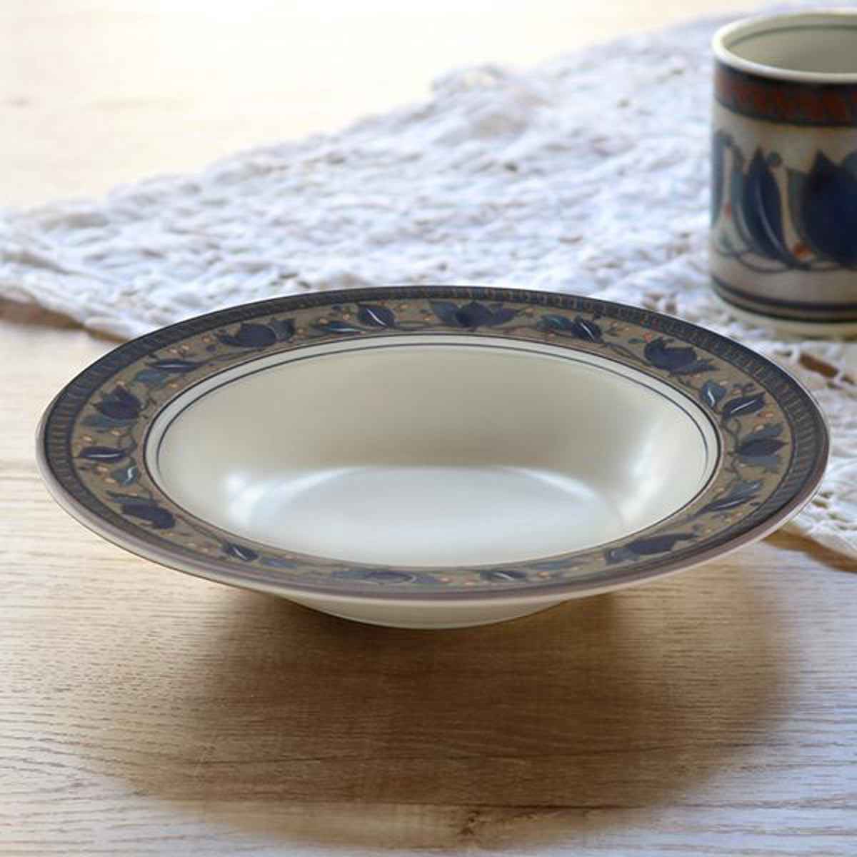一皿 24糎 アラベラ Arabella 吸いもの一皿 皿 食器 洋食器 堅牢さ瀬戸もの 6枚仕掛ける （ 陰電子範囲相応う 食洗機相応う 吸いもの皿 耐熱 リム皿 吸いものどんぶり鉢 サラダ菜 禾穀類 パスタ リム鉢 ）【39販売店】