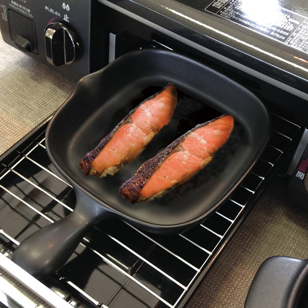 グリルパン 角型グリルパン 万古焼 直火 オーブン レンジ ガス火対応 耐熱皿 角