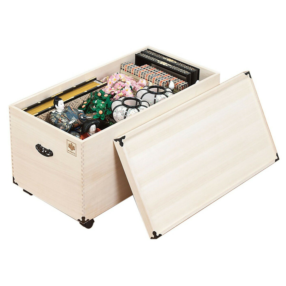 【返品送料無料】 福袋セール 総桐 ひな人形収納ケース 1段 日本製 幅82cm 送料無料 桐 収納 衣装ケース 雛人形 肥前桐民芸 完成品 着物 桐衣装箱 桐衣装ケース 収納ケース ひな人形 キャスター 押入れ parus23.ru parus23.ru
