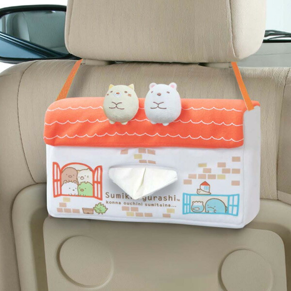 楽天市場 ティッシュケース すみっコぐらし 車 ティッシュカバー ティッシュボックス 吊り下げ ティッシュ ケース カバー 車内 ヘッドレスト キャラクター すみっこぐらし 布製 ボックスティッシュ かわいい カー用品 39ショップ インテリアパレット