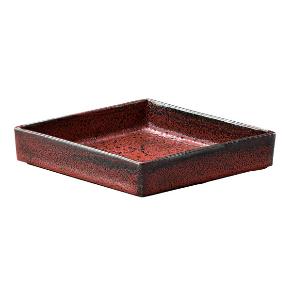 プレート 24cm 菱型 M.STYLE 朱印 皿 食器 和食器 美濃焼 磁器 日本製 （ 食洗機対応 電子レンジ対応 中皿 ひし形 メイン皿 ワンプレート 大皿料理 メインプレート 盛皿 おしゃれ 和モダン ）【39ショップ】