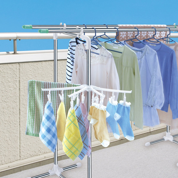 Interior Palette Slim Width Type Balcony For Drying Clothes Stand Slim Width Type Balcony For Drying Clothes Stand Porch Stainless Steel Washing Hanging The