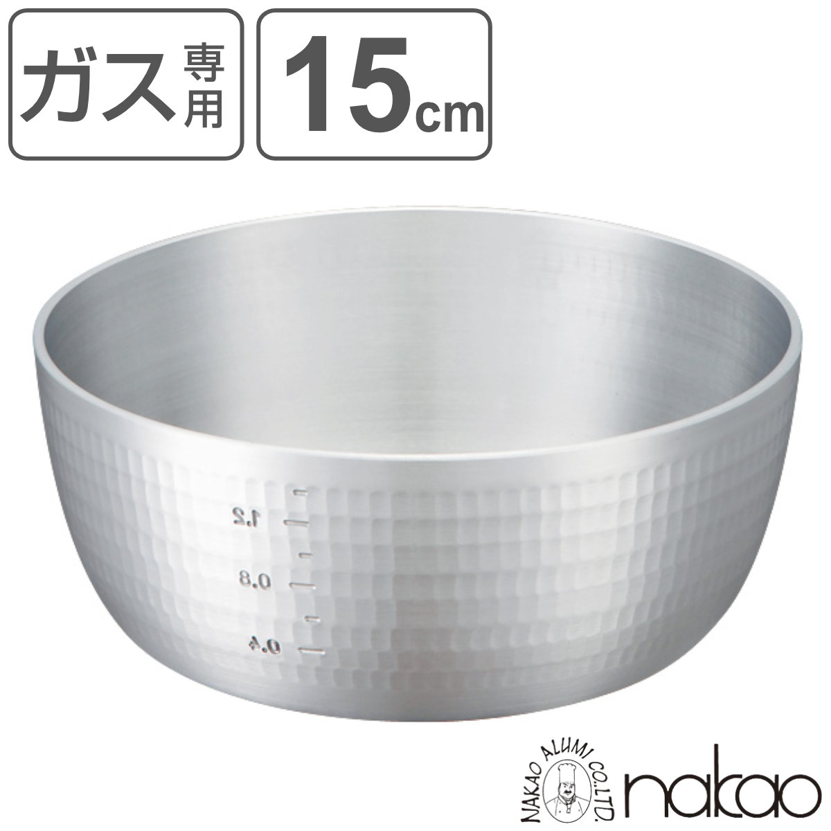 楽天市場】ヤットコ鍋 矢床鍋 28.5cm 6.6L 中尾アルミ （ ガス火専用